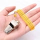 thumbnail image 2 of 2 Pack Stainless Steel Sports Whistles With Lanyard, Loud Crisp Sound Whistles Great For Coaches, Referees, And Officials, 2 of 4