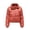 Red, variant on Winter Saving Womens Winter Coat Puffer Jacket Womens Warm Solid Hoodless Jacket Slim Winter Parkas Outwear Coats