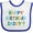 White and Royal, variant on Inktastic Happy Birthday Daddy Boys or Girls Baby Bib