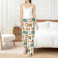 thumbnail image 6 of Lsque Fall Pumpkins And Sunflowers Print Women's Pajama Pants, Lounge Pant - Comfortable Home Wear,Elastic Waistband, Stylish Design-Medium, 6 of 9
