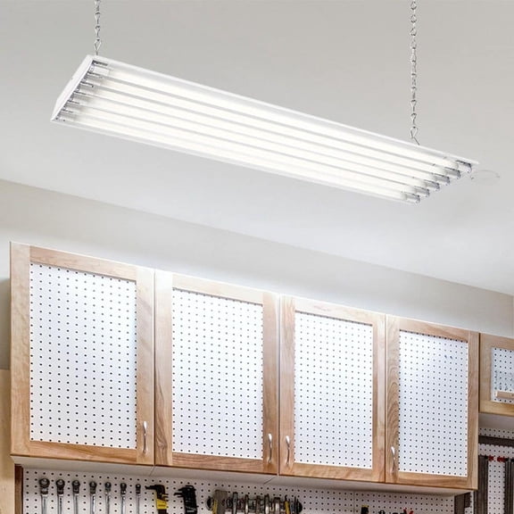 4 ft. 10600 Lumen T8 LED Tube White High Bay 5000K, 6-Tubes Included