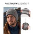 thumbnail image 4 of FURTALK Winter Beanie Hats with Earflap for Men Warm Fleece Line Knitted Outdoor Caps, 4 of 7