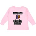 thumbnail image 3 of Inktastic Mommy Surfing Buddy Surfboard Boys or Girls Long Sleeve Toddler T-Shirt, 3 of 5