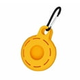 thumbnail image 1 of Case for Airtag 1 / 2 / 4 Packs, Silicone Protective Circle Airtags Holder Case Cover Skin Anti Scratch with Keyring Keychain, Key Pet Wallet Bluetooth Finder Locator, 1 of 4