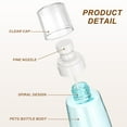 thumbnail image 3 of 3Pcs Small Spray Bottles, 100ml/3.4 oz Travel Size Spray Bottle Fine Mist with Labels (Blue/Clear), 3 of 7