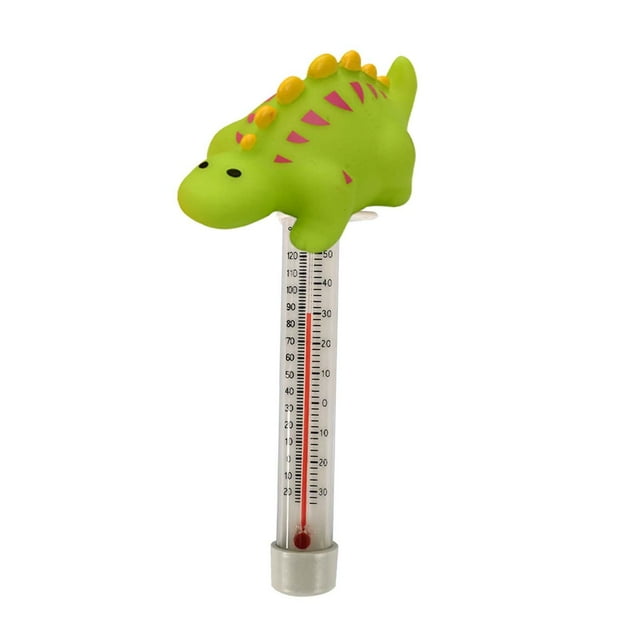 DOLITY Cartoon Floating Swimming Pool Thermometer for Measuring Temperature, Easy Green