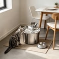 thumbnail image 4 of EGNMCR USB Stainless Steel Pet Water Dispenser Automatic Circulation Filter Pet Water Dispenser Intelligent Pet Water Feeder Flowing Water Suitable For Cats To Drink Stainless Steel Water Dispenser, 4 of 5