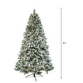 Ktaxon 6FT Prelit Christmas Tree, Snow Flocked Artificial Xmas Pine