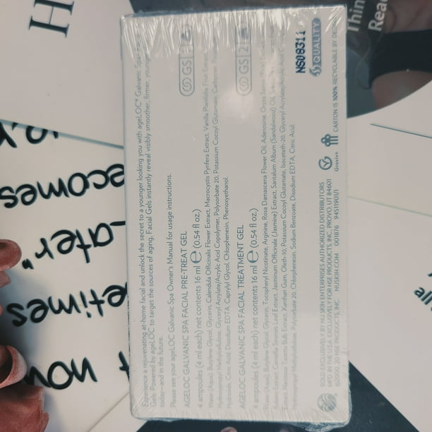 2 boxes of NUSKIN nu skin ageloc GALVANIC SPA FACIAL GELS - Walmart.ca