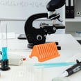thumbnail image 2 of OUNONA 2Pack Microscope Slides Staining Racks Plastic Material for Students and Laboratory 11.8x4.1x3.1in, 2 of 8