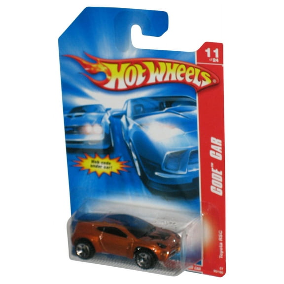 Hot Wheels Code Car 11/24 (2006) Orange Toyota RSC Car 95/180