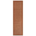 thumbnail image 2 of World Rug Gallery Contemporary Bordered Weather Resistant Reversible Indoor/Outdoor Area Rug - RUST 2'x7', 2 of 8
