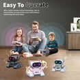 thumbnail image 3 of Robot Toy for Kids, Remote Control Robot Toy Intelligent Walking 360°Body Spinning Dancing with LED Eyes and Music, Demo Smart RC Robot Toys for Ages 3+ Boys Girls, Black, 3 of 8