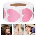 thumbnail image 3 of MasteelfCA 500pcs Body Tanning Heart Stickers Sun Tan Heart Labels Tanning Heart Labels, 3 of 8