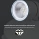 thumbnail image 5 of Paquete De 2 Focos Inalámbricos Con Luces Led Decorativas Con Batería De 750 Mah, Luz De Disco Regulable Con Control Remoto, Función De Sincronización, Pintura, Imagen, Arte, Armario Cateissary HA016805-00, 5 of 6