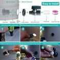 thumbnail image 2 of 2 Packs, Rain Barrel Diverter Kit, 3/4 Inch PVC Garden Water Barrel Spigot Kit With, 2 of 4