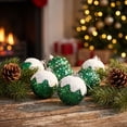 thumbnail image 2 of 12 Pcs Christmas Ball Ornaments Sequin Christmas Tree Decorations Hanging SnowBall for Xmas Tree Decor, 2 of 5