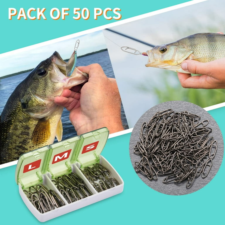 GOTRAYS High Strength Fishing Clips, Power Fishing Clips Stainless