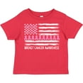 thumbnail image 3 of Inktastic Breast Cancer Awareness Pink Ribbons and Flag Boys or Girls Toddler T-Shirt, 3 of 5
