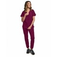 thumbnail image 6 of Green Town Scrubs for Women Scrub Set - Jogger Pant & Zipper Top, 6 Pockets, Easy Care Uniform, 6 of 7