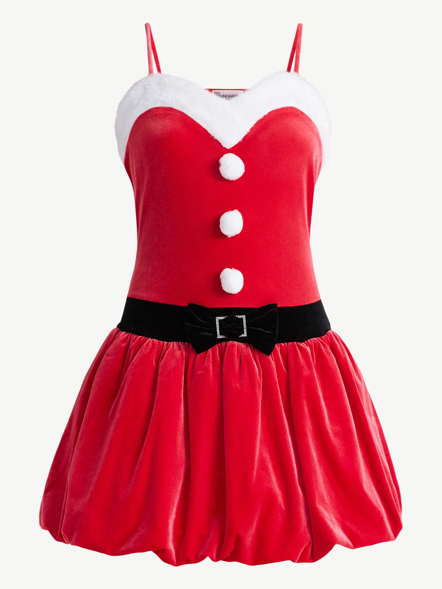 Santa Claus Bubble Mini Dress, Women's - image 4