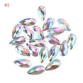 thumbnail image 2 of Sewing Resin Button200pcs/pack Flatback Acrylic Resin Flatback Crystal Drip Acrylic Button Sleek Aesthetic, 2 of 5