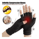 thumbnail image 3 of Guantes De Compresión Malubero Fibra Cobre Alivia Dolor Negro Talla M, 3 of 5