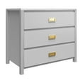 thumbnail image 4 of Max & Finn Haven 3-Drawer Kids' Dresser, Dove Gray, 4 of 13