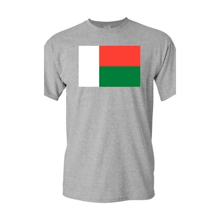 City Shirts Madagascar Country Flag Adult Dt T Shirt Tee