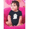 thumbnail image 2 of Funny Cartoon Ghost Bodysuit Infant -Image by Shutterstock,  18 Months, 2 of 4