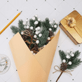 thumbnail image 2 of "Adornos Navideños De Bayas De Pino, 10 Piezas Malubero, Blanco ", 2 of 5