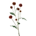 thumbnail image 2 of Artificial Allium Ball Flowers Bouquet Faux Floral Arrangement Tall Pom Pom Fake Greenery Stems for Home Tabletop Vase Decor, 2 of 7