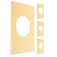 thumbnail image 1 of BESTYASH 4 Pcs Plaques de Poignée de Porte en Acier Inoxydable pour Réparation à Domicile Design Circulaire, 1 of 8