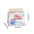thumbnail image 3 of Qiweii 365 Days Empowering Positive Affirmations Desk Calendar Bound Design With Inspirational Quotes For Motivation Home Office Use Festive Gift, 3 of 5