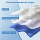 thumbnail image 4 of Amorosa 4 Piezas Fundas de Almohadas Impermeable de Triple Capa Funda de Almohada Sofá Transpirable Protector de AlmohadaI Lavable Máquina para Hogar Hotel Azul Estándar-50*80cm, 4 of 7