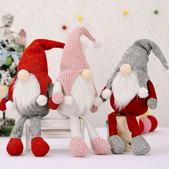 Christmas Xmas Ornament Christmas Gonk Doll Elf Plush Gnome Decoration Navidad New Year Children's Gift Christmas Gnomes