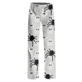 thumbnail image 5 of Satingcolo Womens Pajamas Cute Halloween Ghost Pumpkin Print Pajama Pants Sleep Lounge Pjs Bottoms S-2XL, 5 of 5