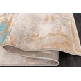 thumbnail image 5 of La Dole Rugs Abstract Rustic Minimalistic Modern Runner Rug - Amazing Soft Premium 2x4 Room Decor Carpet for Living Room, Entrance, and Hallway - Orange, 3x5 (2'7" x 4'11", 80cm x 150cm), 5 of 7