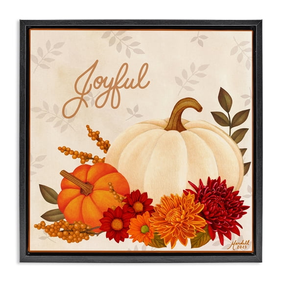 Stupell Industries French Country Black Floating Frame Canvas Art, 18 x 18, by Mardell Schuster