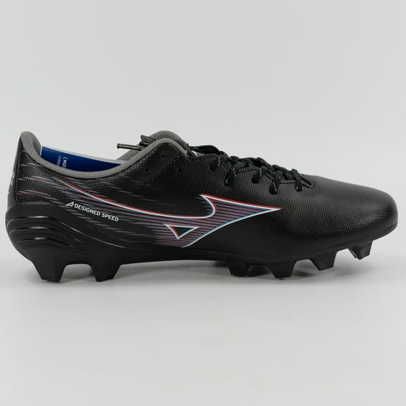 Mizuno Alpha Select 540286.901H Men's Black Ignition Red Football Cleats DDG224 (8.5)