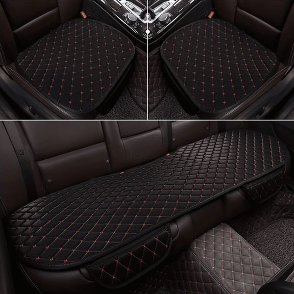 3Pcs Car Seat Cover Universal Car Seat Cushion Breathable Comfort Car Seat Protector Pad Car Interior Accessories