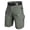 Army Green, variant on Men's Tactical Cargo Shorts with Multiple Zipper Pockets and Adjustable Belt Featuring Quick Dry Breathable Fabric Cuts Black M