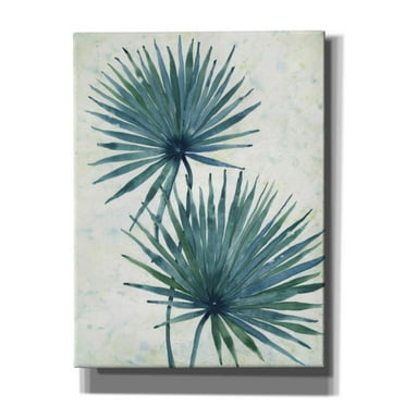 Epic Graffiti 'Palm Leaves I' by Tim O'Toole, Canvas Wall Art, 12"x16"