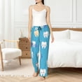 thumbnail image 4 of Pofeuu Cute Healthy Teeth Print Women's Fashion Pajama Pants with Pockets Comfy Drawstring Sleep Lounge Bottoms-Large, 4 of 6