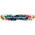 thumbnail image 3 of Blue Backdrop Happy 16th Birthday Banner with Balloons Stars and Hearts Party Decors Photography Props for Birthday Party Celebration Photo Booth Setup, 3 of 4