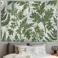 thumbnail image 2 of ONETECH Boho Green Leaves Tapestry for Bedroom, Minimalist Botanical Floral Room Decor Wall Tapestry Hanging, Bohemian Tropical Plants tapestry Aesthetic Backdrop for Living Room Office, 2 of 6