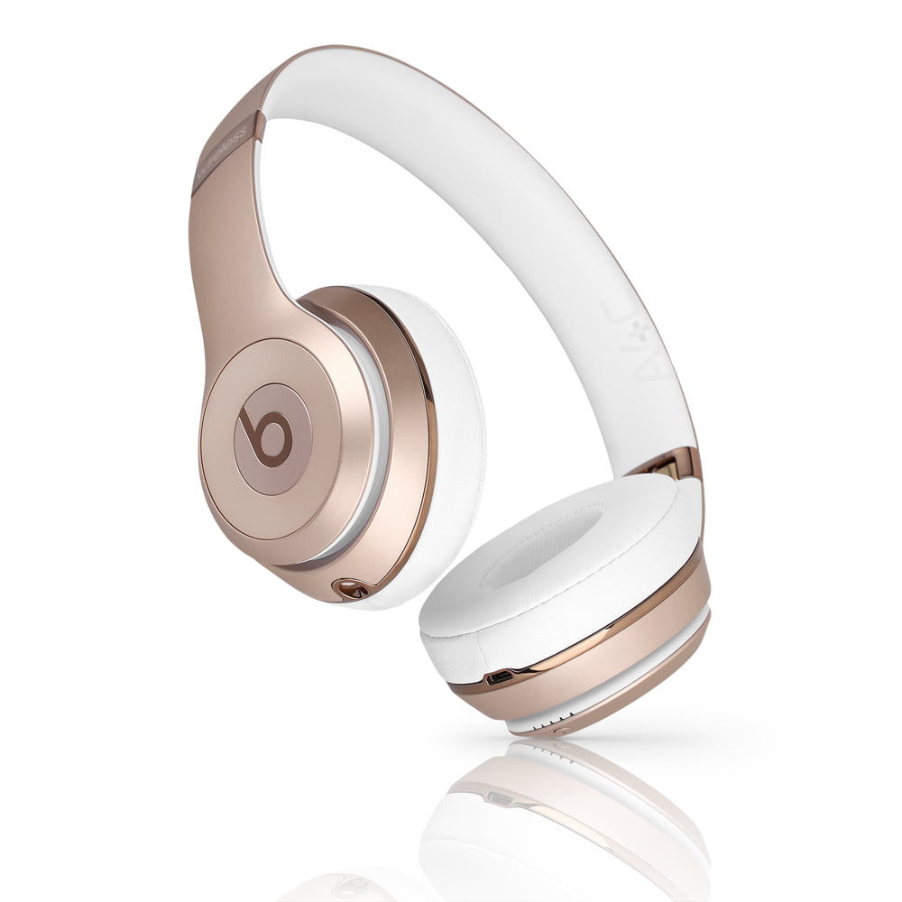 Restored Beats Solo 3 Wireless on-ear headphone Bluetooth - A1796  (MNER2LL/A) - Gold (Refurbished)