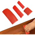 thumbnail image 1 of 4 Pieces Rubber Wood Grain Tool Rubber Paint Tool Comb Faux Wood DIY Imitation Paint Rollers For Furniture Wall Decor (Red), 1 of 5