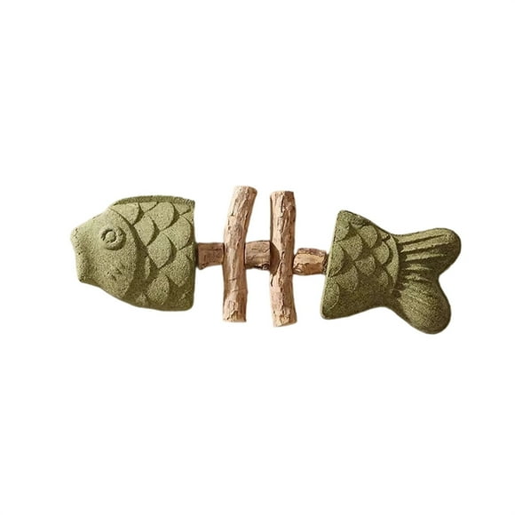 SDNall Catnip Toys for Cats, Silvervine for Cats, Cat Chew Toy, Fix Your ’S Health Natural Fishbone Catnip Silvervine Chew Toy Multi- Choices Keep Cats Interested Ingredients