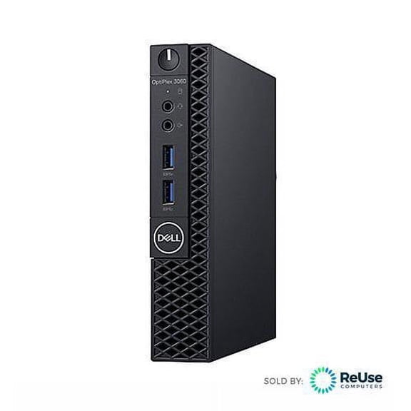 Restored Dell 3060 Micro i5, 16GB, 256GB SSD, Win 10 Pro (Refurbished)